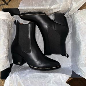 COACH PIERCE LEATHER BOOTIE